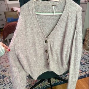 Free people knit cardigan